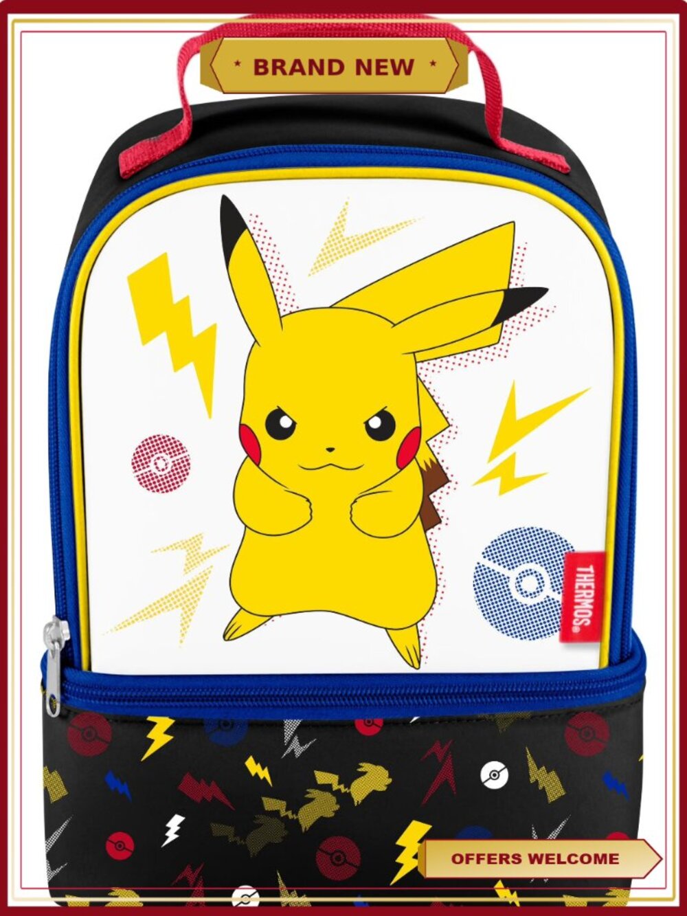 Thermos Pokemon Dual Compartment Insulated Lunch Bag